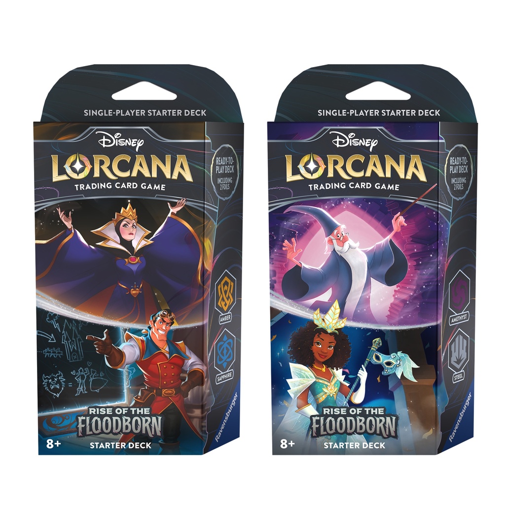 Disney Lorcana : Set 2 - Rise of the Floodborn - Starter deck display (x8) - EN