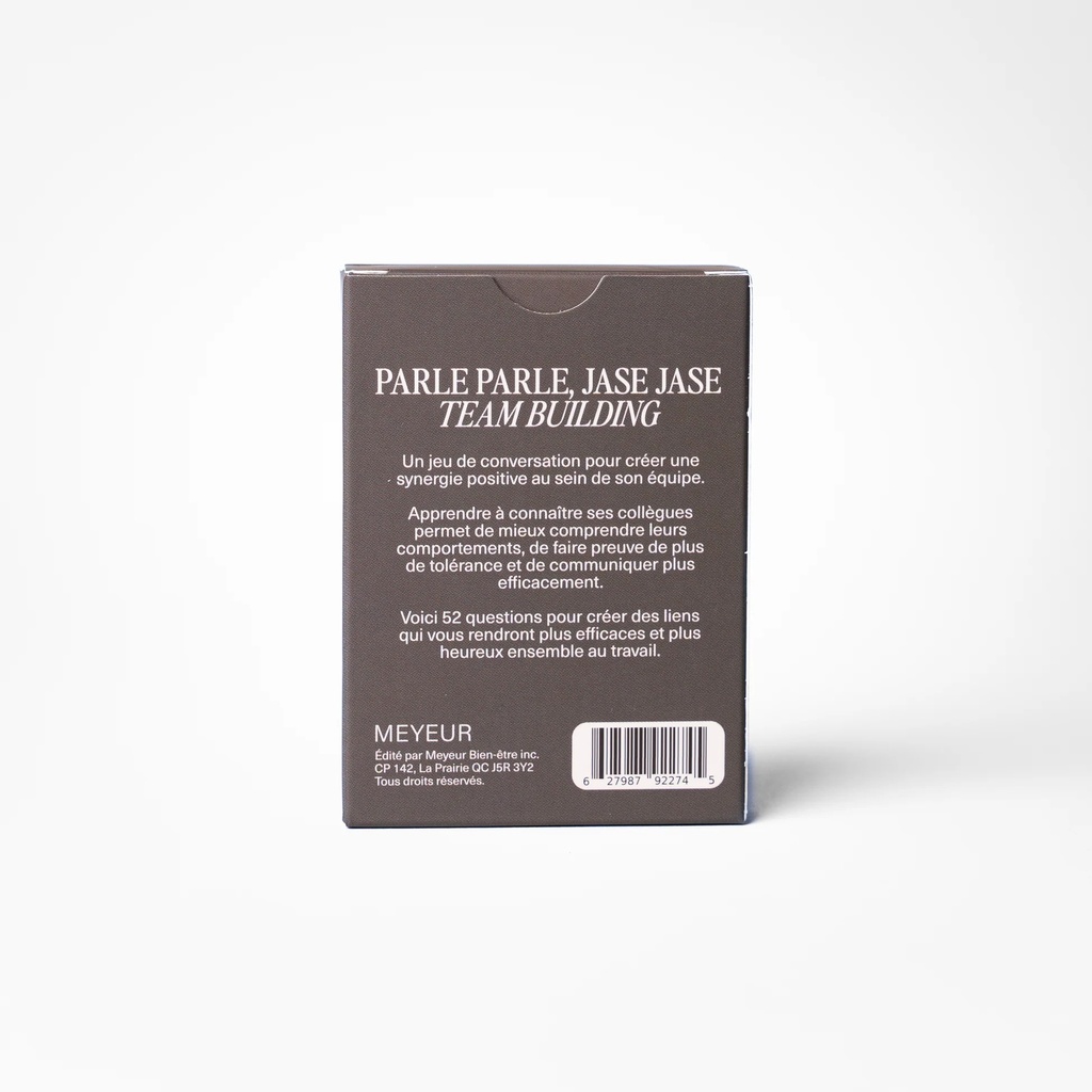 Parle Parle, Jase Jase : Team Building - FR