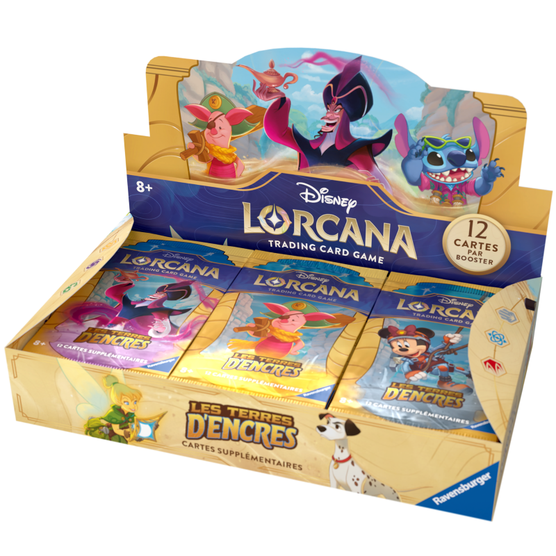 Disney Lorcana : Set 3 - Les Terres d'Encre - Booster Pack - Display (x24) - FR