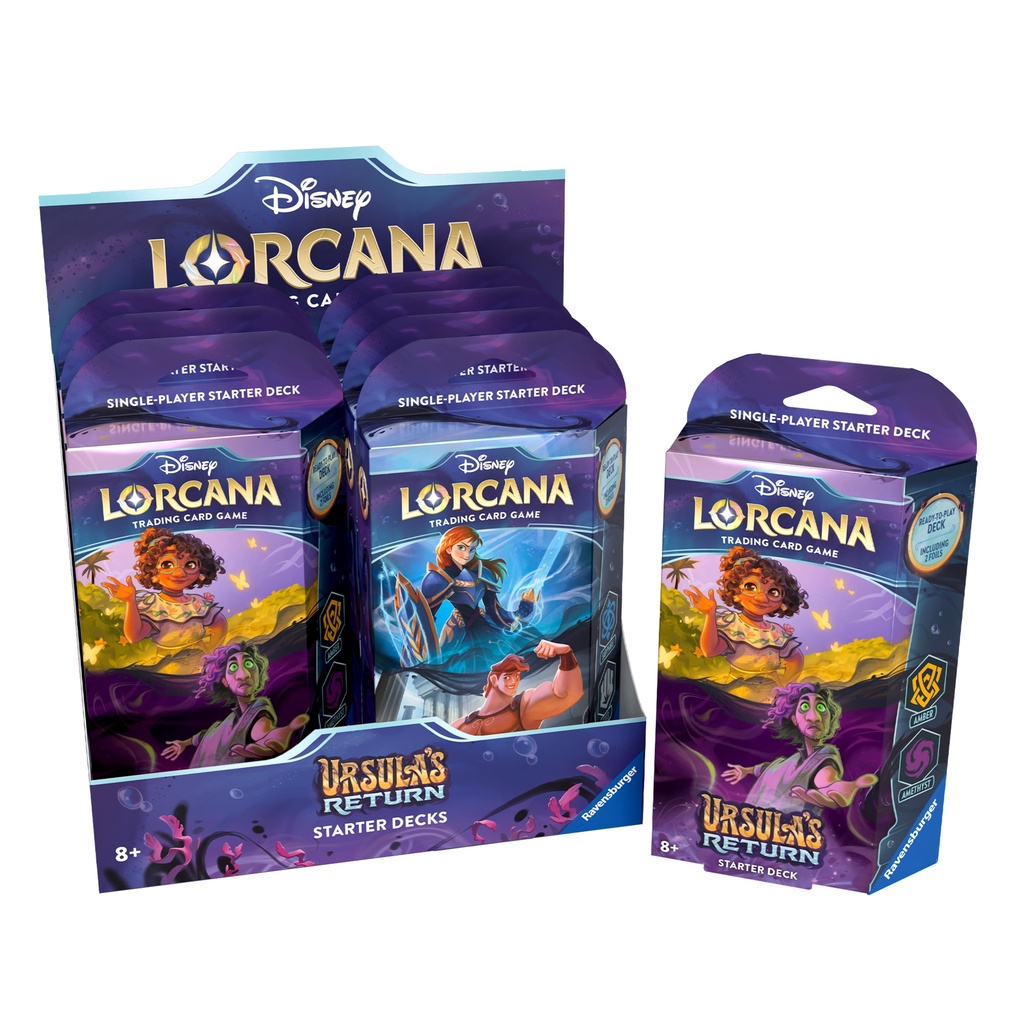 Disney Lorcana : Set 4 - Ursula's Return - Starter Deck Display (x8) - EN