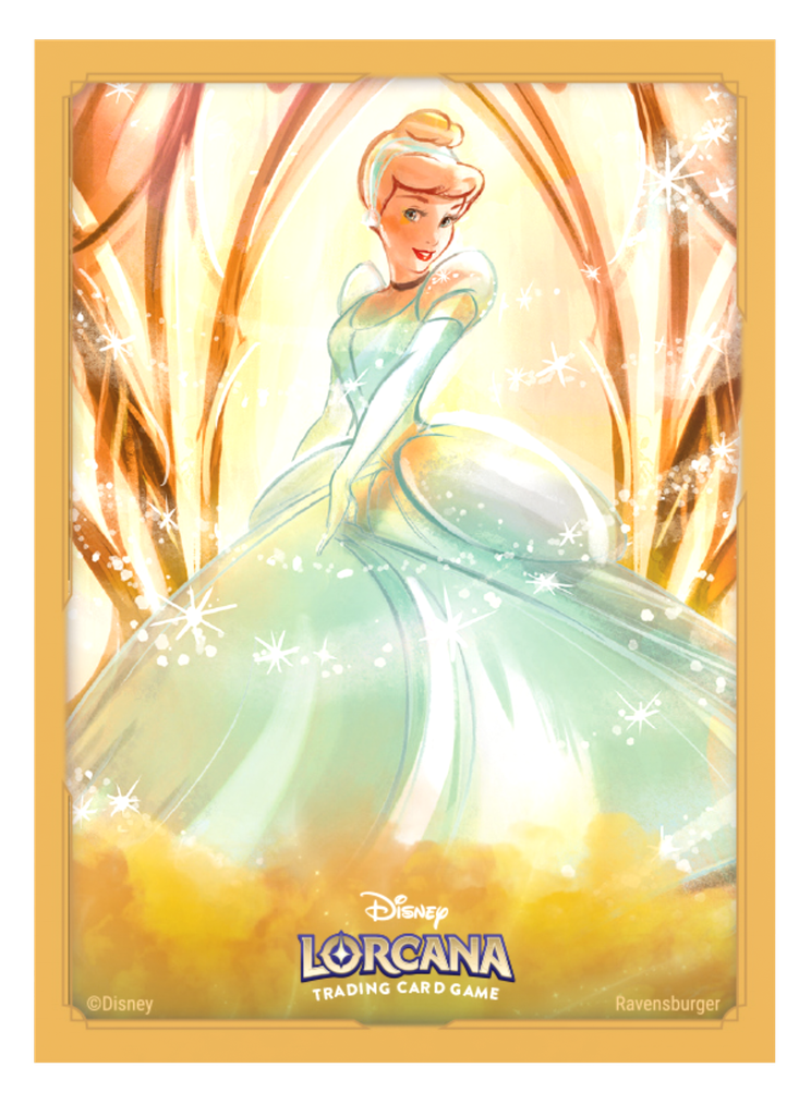 Disney Lorcana : Set 7 - Card sleeves pack A (Cinderella) - MLV