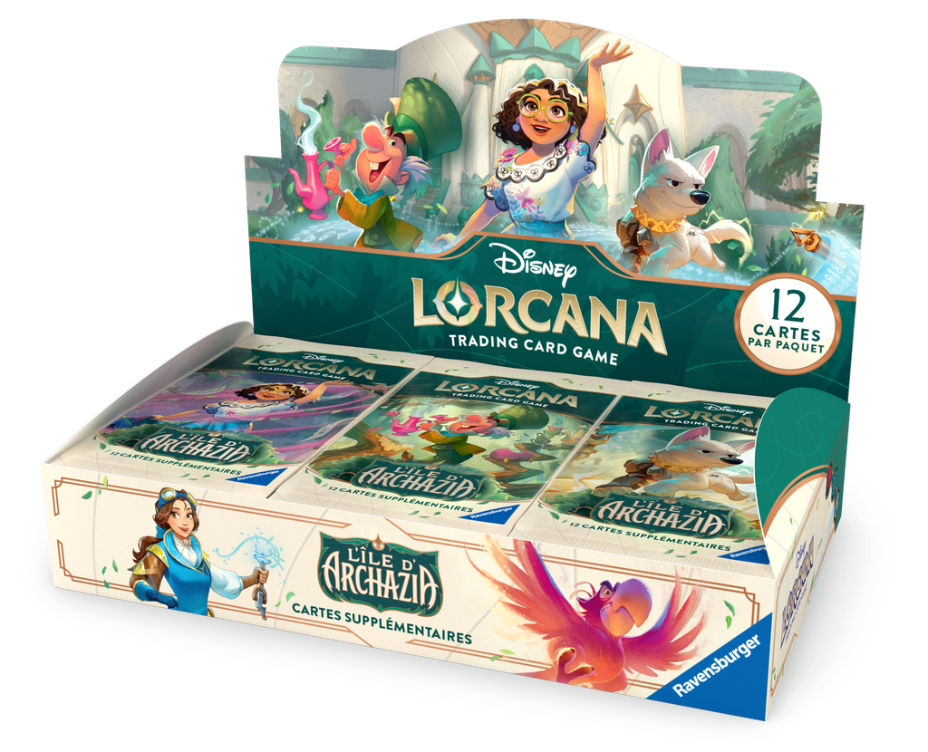 Disney Lorcana : Set 7 - L'ile d'Archazia - Booster Pack - Display (x24) - FR