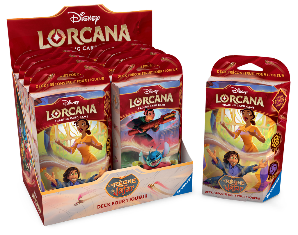Disney Lorcana : Set 8 - Règne de Jafar - Starter Deck Assortment (x8) - FR