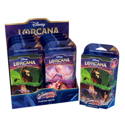 [11098448] Disney Lorcana : Set 5 - Shimmering Skies - Starter Deck Display (x8) - EN
