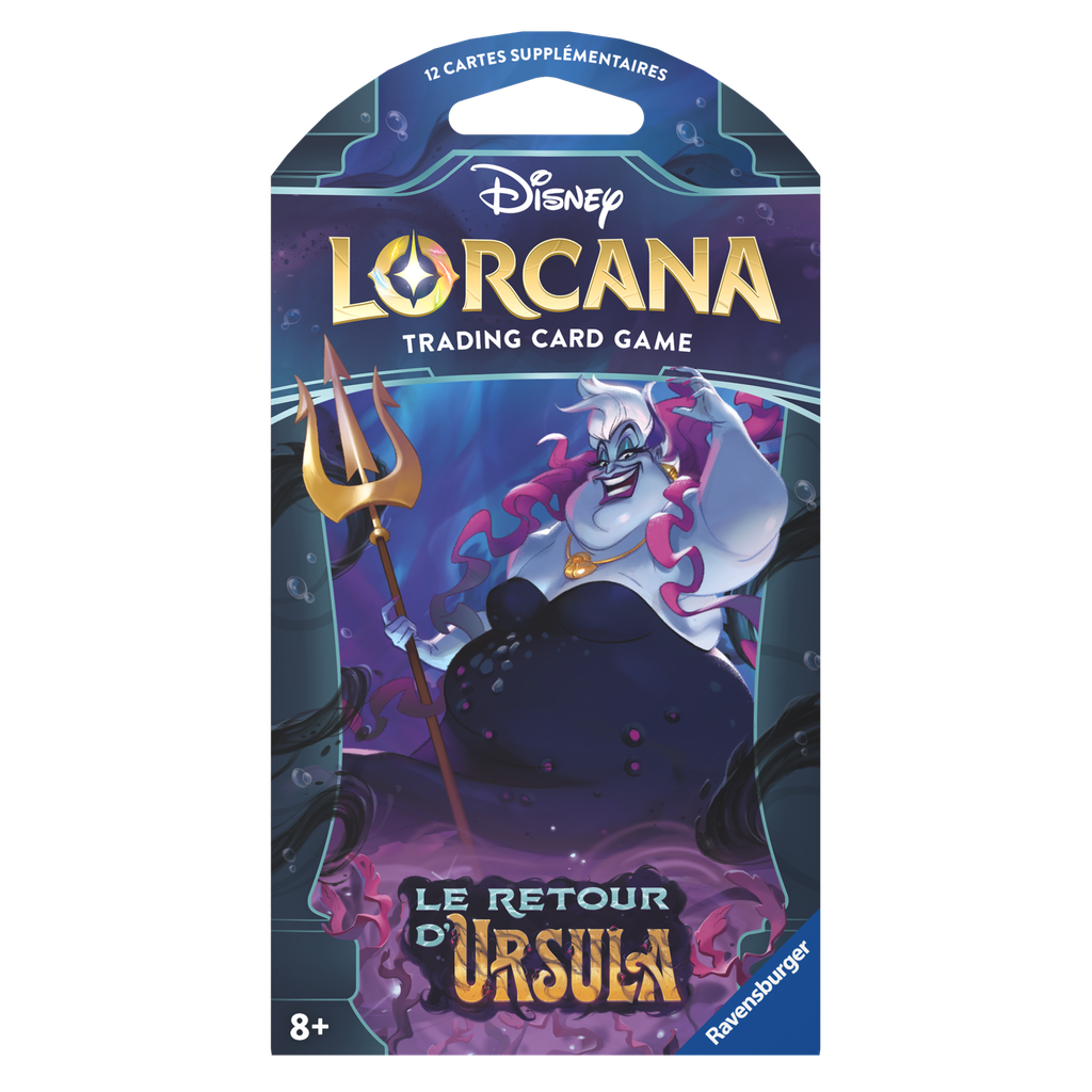 Disney Lorcana : Set 4 - Le Retour d'Ursula - Booster Pack Sleeved - FR
