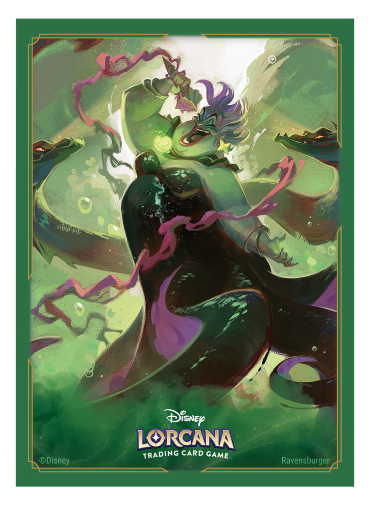 Disney Lorcana : Set 7 - Card sleeves pack B (Ursula) - MLV