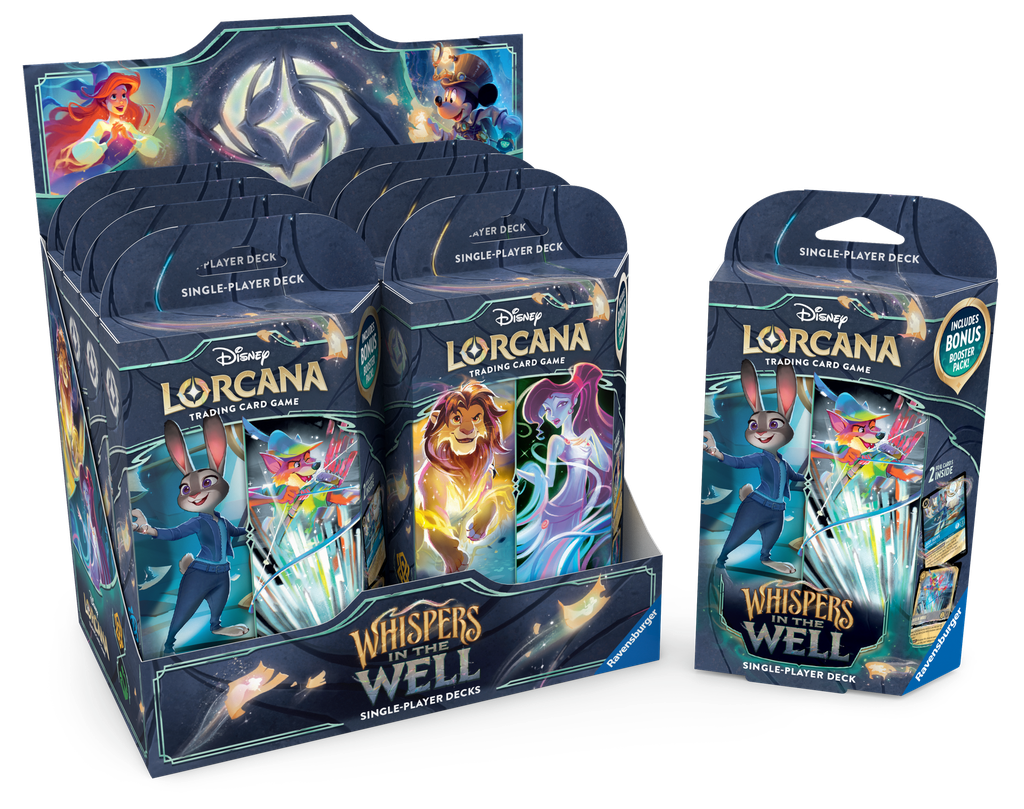 Disney Lorcana : Set 10 - Whispers in the Well - Starter Deck Assortment (x8) - EN