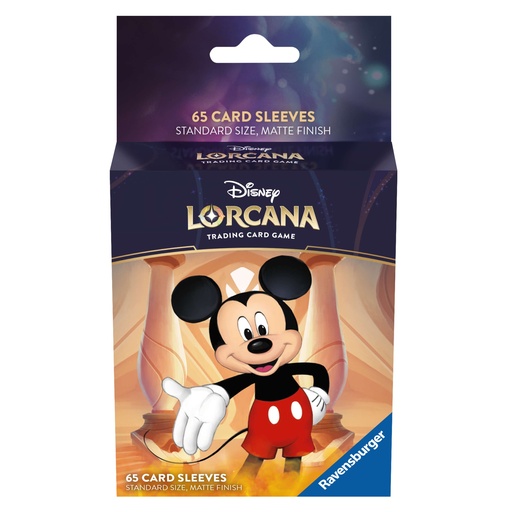 [11098178] Disney Lorcana : Set 1 - Card sleeves pack C (Mickey Mouse) - MLV