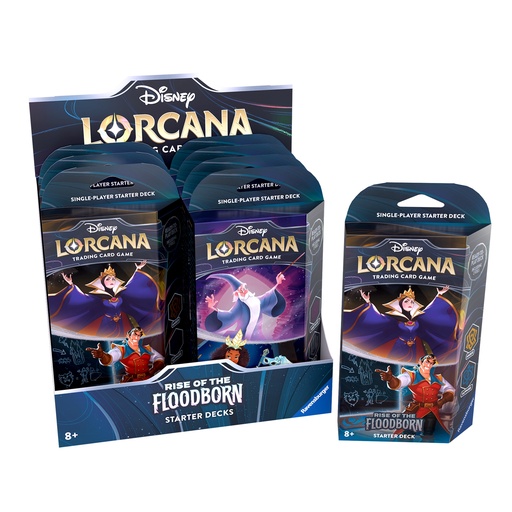 [11098264] Disney Lorcana : Set 2 - Rise of the Floodborn - Starter deck display (x8) - EN