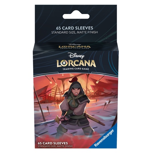 [11098259] Disney Lorcana : Set 2 - Card sleeves pack B (Mulan) - MLV
