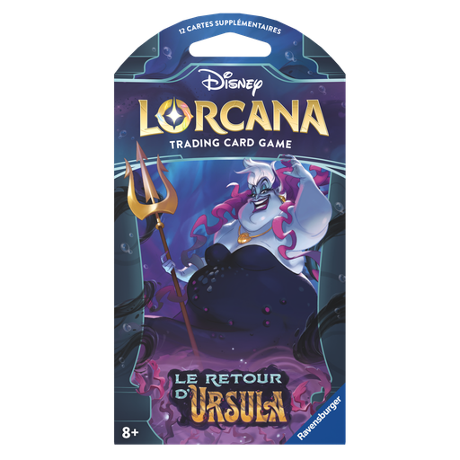 [11098351] Disney Lorcana : Set 4 - Le Retour d'Ursula - Booster Pack Sleeved - FR