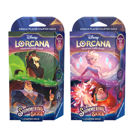[11098452] Disney Lorcana : Set 5 - Shimmering Skies - Starter Deck Assortment (x8) - EN